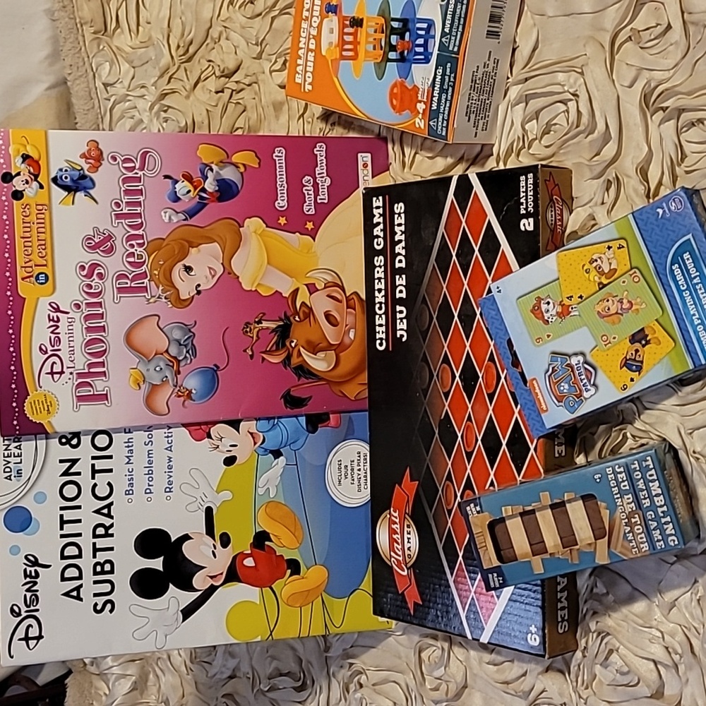 Learning Books And Games Set